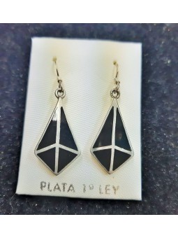 Pendientes nacar negros