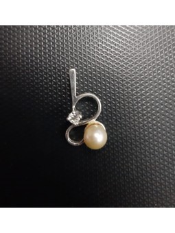 Colgante infinito con perla...